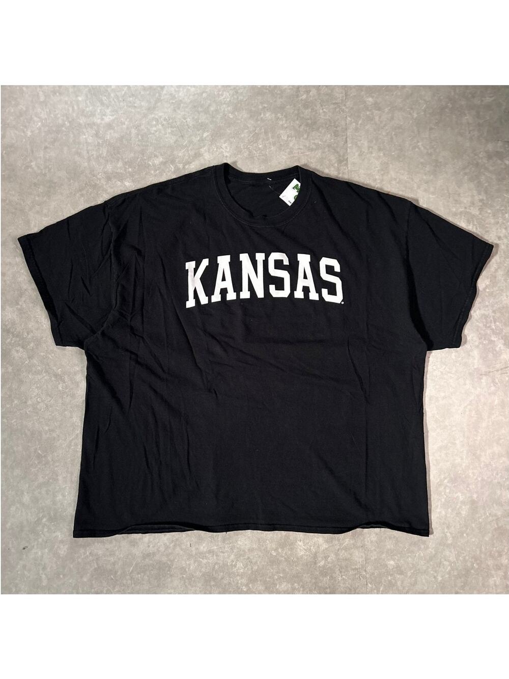 2000's Vintage Kansas Jayhawks Black T-Shirt -XXL